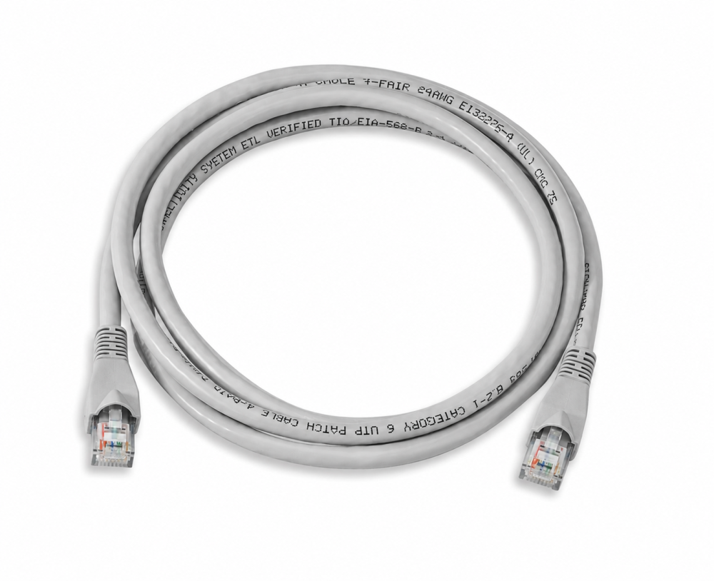 D-Link RJ45 CAT-6 1-Meter Patch Cord for Personal Computer (Gray)