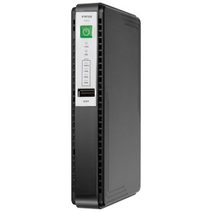 Artis AR-MINIDC-3 Mini UPS for WiFi Router/Modem/Set top Box Devices 8800mAh Battery. Supports 9V/12V-1A/1.5A/2A/2.5A and 3A Routers. USB Port Phone Charging.Battery Level Indicator. BIS Cert