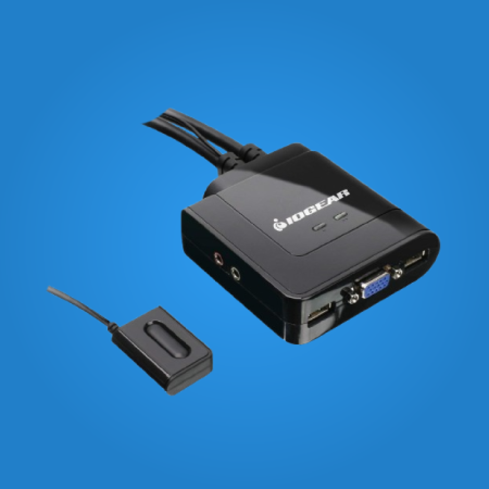 IOGEAR 2-Port USB KVM Switch