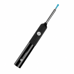 Portronics Cleansify Ear Endoscope Otoscope & Ear Wax Cleaner with 1080p Full HD Camera, Ultra-Fine 4.5mm Lens, Ear Inspection Tool for Kids & Adults – (Black)
