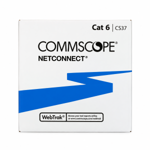 CommScope CAT6 U/UTP Network Cable, 305 Meter Bulk Ethernet Cable, 24 AWG Copper Cable for High-Speed LAN Networking & Structured Cabling – Grey (884028814/10)