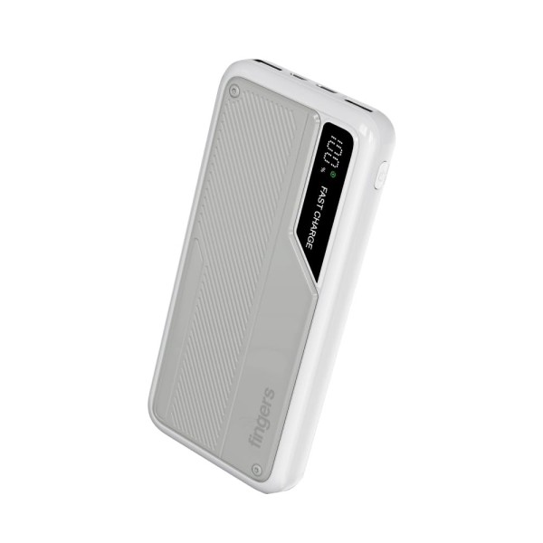 FINGERS Fuel-K3 10000mAh Power Bank 22.5W Fast Charging with Built-in Cables