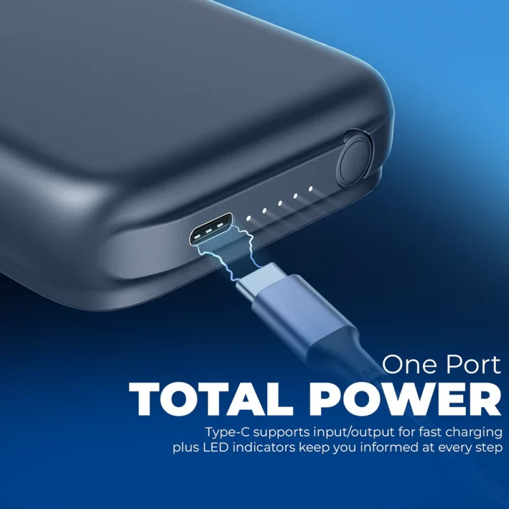 Digitek® (DPB 10000 MS) 3-in-1 Super Fast MagSafe Power Bank for iPhone, AirPods & iWatch