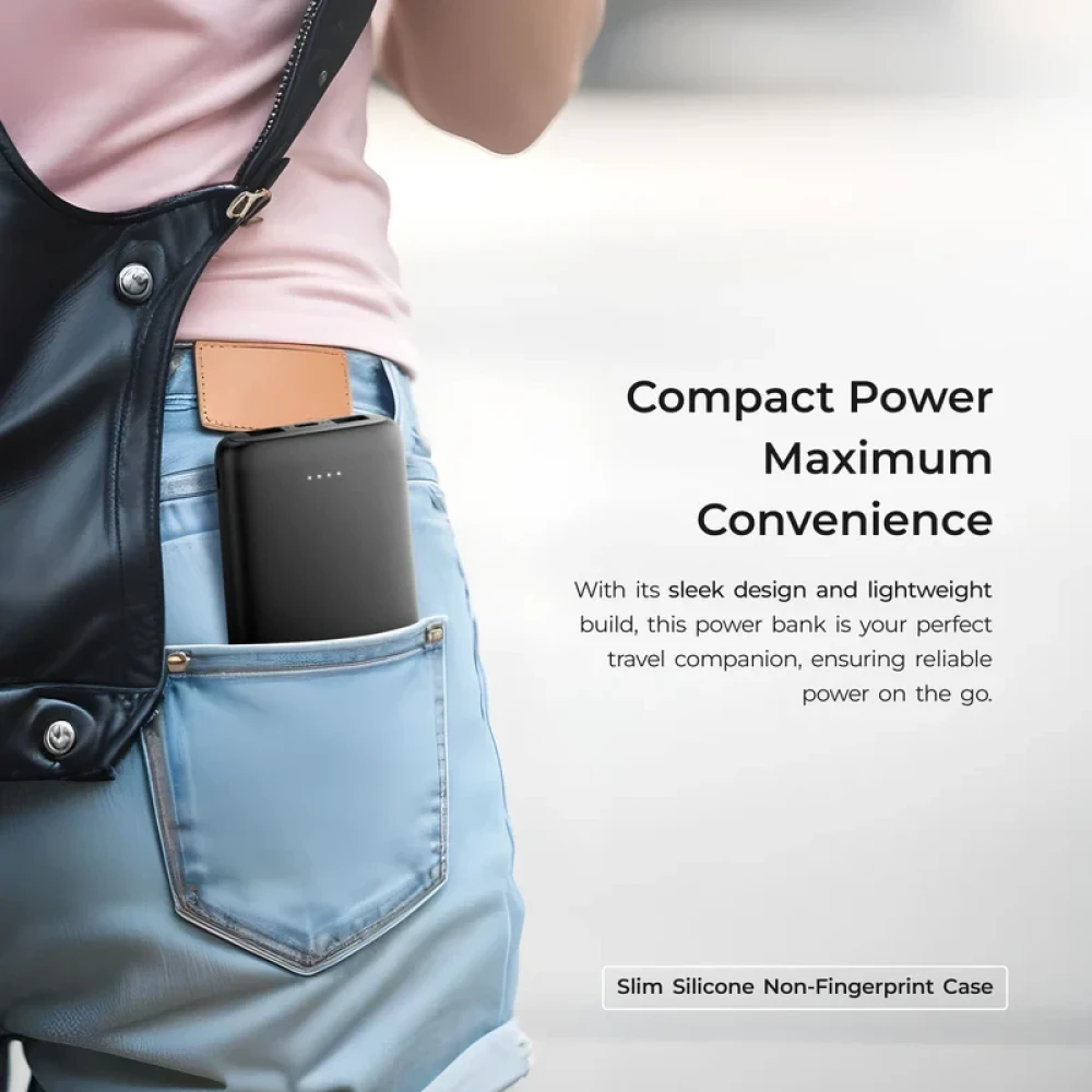 Digitek® (DPB 10000 PD QC) High Capacity Superfast Power Bank with 22.5 Watt PD/QC charging with Type C Port (10000 mAh)