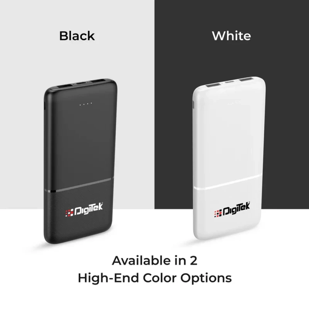 Digitek® (DPB 10000 PD QC) High Capacity Superfast Power Bank with 22.5 Watt PD/QC charging with Type C Port (10000 mAh)