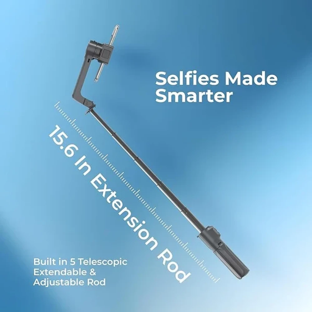 Digitek® (DSG 003) Single Axis Foldable Smartphone Gimbal with Built in Extendable Telescopic Rod