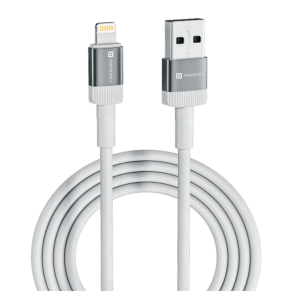 Portronics Konnect B+ 1 Meter USB Cable, Fast Charging & Data Sync Cable, Durable USB Charging Cable for Smartphones & Devices – (White)