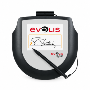 Evolis Badgy ST-CE1075-2-UEVL Sig200 5-Inch Color Signature Pad with USB LCD Display