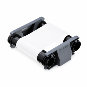Evolis Edikio White Monochrome Ribbon for Edikio Access Card Printer, 500 Prints, Food-Safe Genuine OEM Printer Ribbon for Food Label & Price Tag Printing