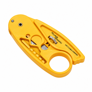 Fluke Networks Multi-Level Coax Cable Stripper, Precision Coaxial Cable Stripping Tool for Accurate & Consistent Cable Preparation