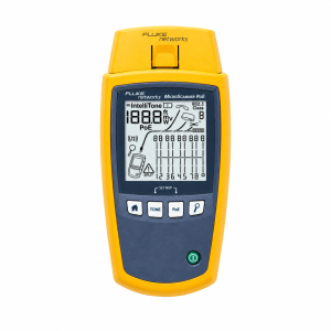Fluke Networks MS-POE MicroScanner Copper Cable Verifier & PoE Tester RJ45 Cat5e Cat6 Cat6A | 5018508