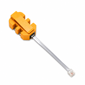 Fluke Networks 10210100 4-Wire In-Line Modular Adapter, RJ11/RJ12 Telephone Line Test Adapter for Network Cable Testing – Genuine Fluke Accessory
