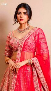 Red Bridal Lehenga Choli with Embroidered Dupatta
