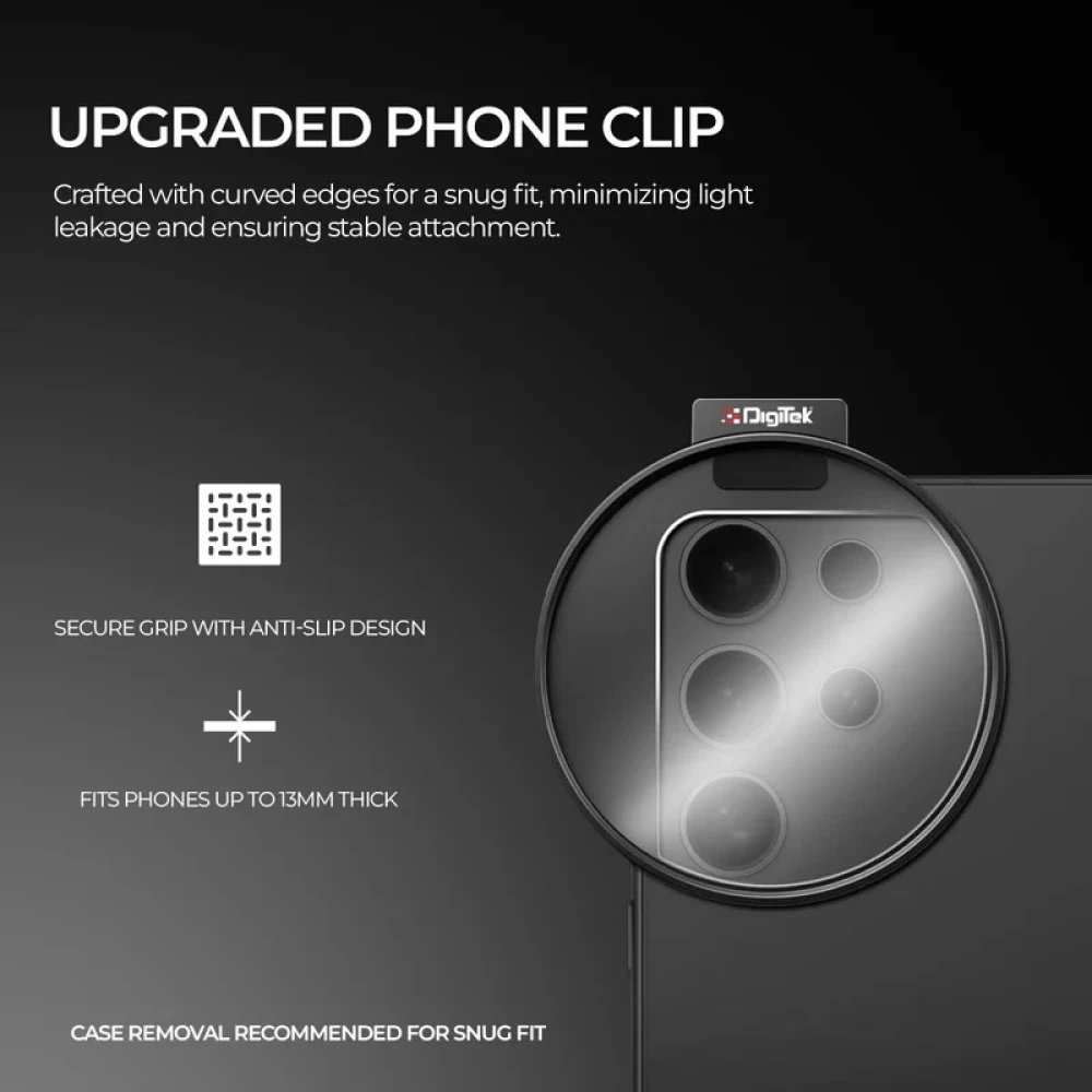 Digitek® Threaded Lens Filter Clip DLFC 67