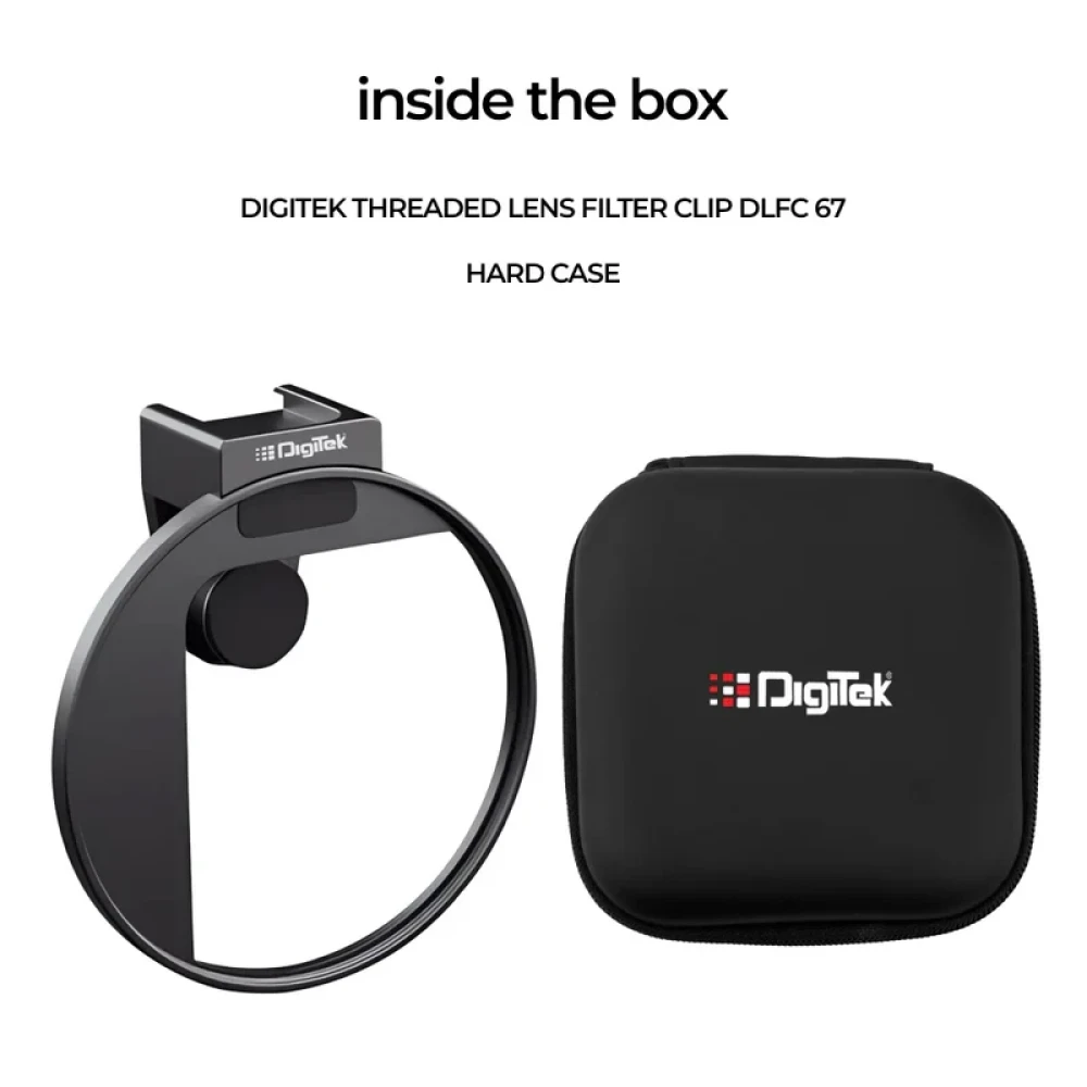 Digitek® Threaded Lens Filter Clip DLFC 67