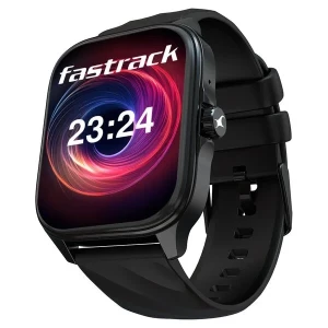 Fastrack New Astor FS1 PRO Smartwatch, Large Super AMOLED Display 5 CM AOD, NextGen Chipset lag Free & Fast Experience