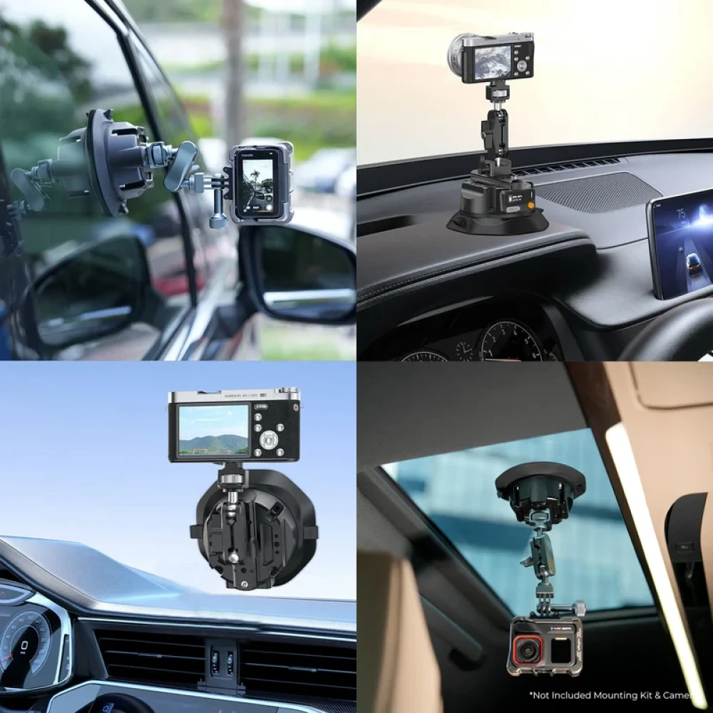 Digitek® (DSC 45 IN) Electric Aluminum Alloy Vacuum Suction Cup for Cars & Indoor Shoots