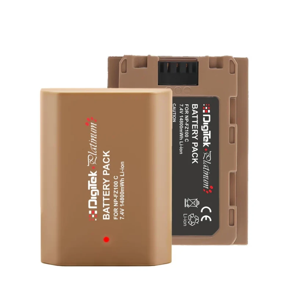 Digitek® (NP FZ100C Combo) 14800mWh Extra Power Li-Ion Battery for Sony Cameras