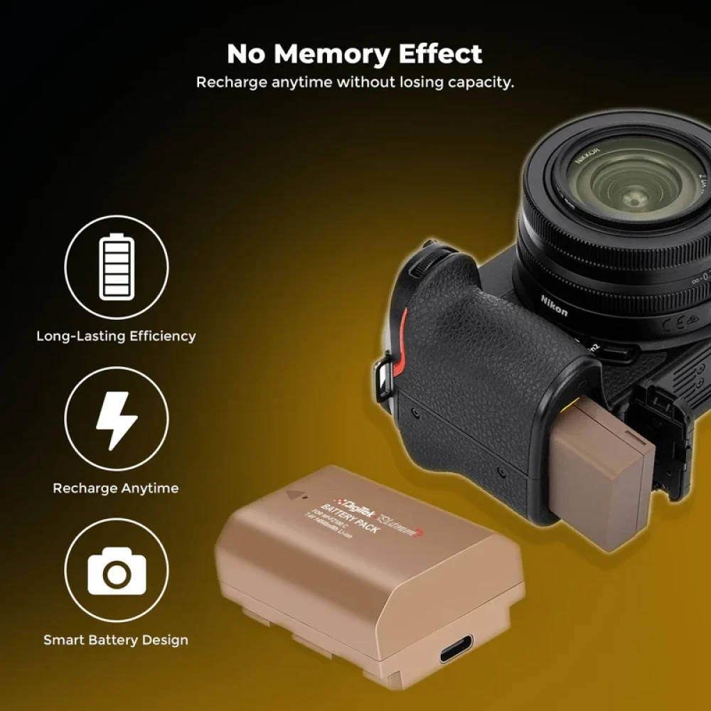 Digitek® (NP FZ100C Combo) 14800mWh Extra Power Li-Ion Battery for Sony Cameras