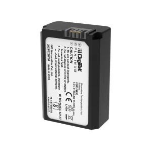 Digitek® (Platinum FW-50) Platinum Lithium-ion Rechargeable Battery for Sony DSLR Camera | Compatibility - Alpha NEX-3, 5, 6 and 7 Series Cameras, DSLR-SLT-A33, DSLR-SLT-A55