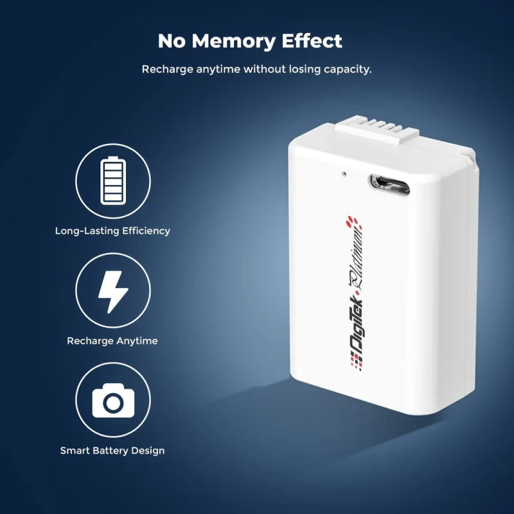 Digitek® Platinum NP FW50 C Combo 2100mAh Li-ion Camera Battery for Sony