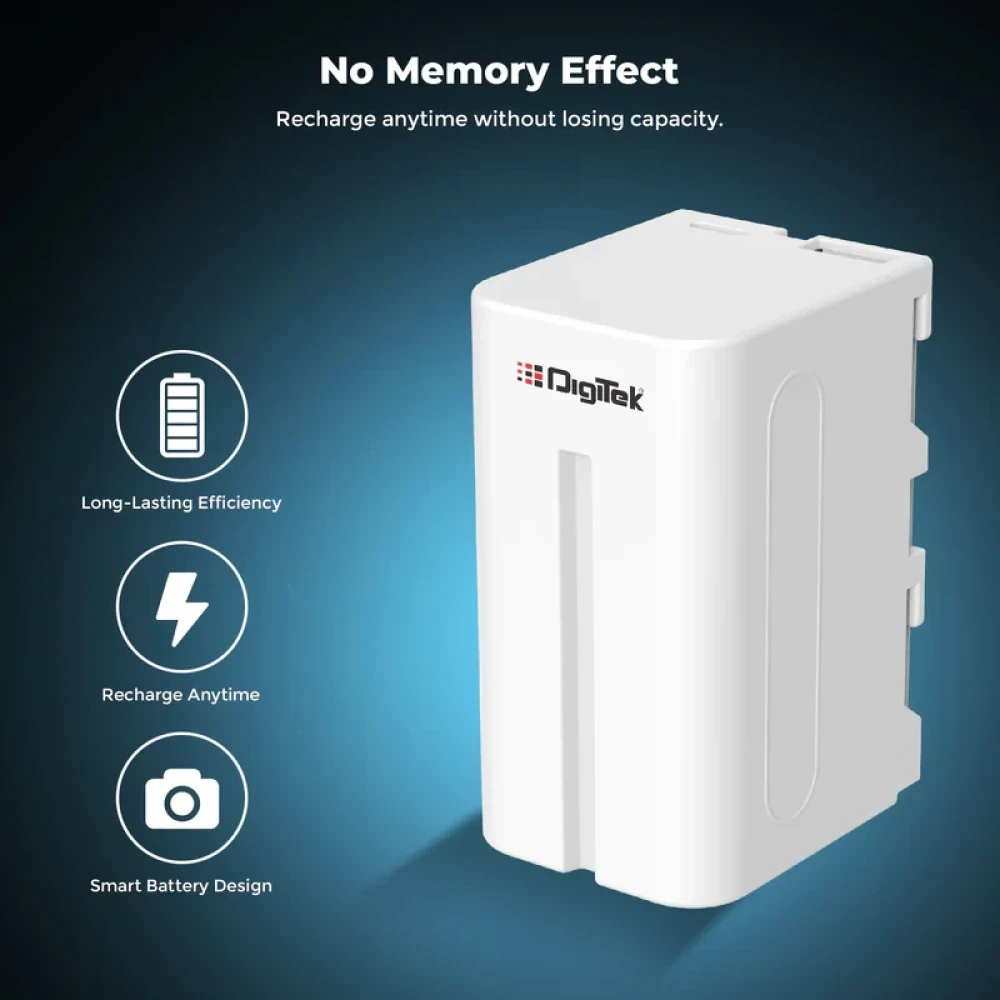 Digitek®(NP F970 C USB) 12000mAh Li-ion Rechargeable Battery for Sony