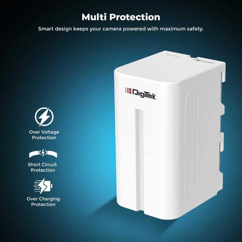 Digitek®(NP F970 C USB) 12000mAh Li-ion Rechargeable Battery for Sony