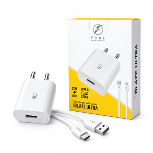 Fame 12W Type-C Charger with Cable for Blaze Ultra