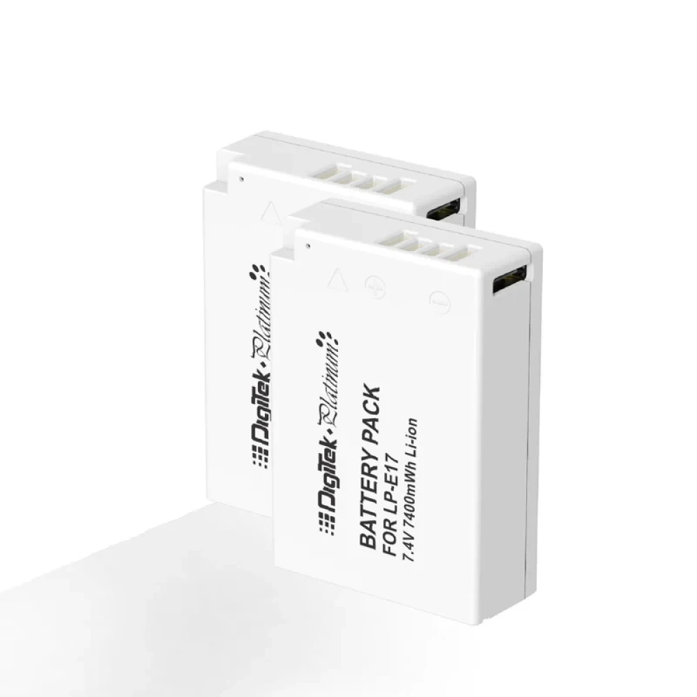 Digitek® Platinum (LP E17 C Combo) 1250mAh Lithium-Ion Rechargeable Camera Battery for Canon