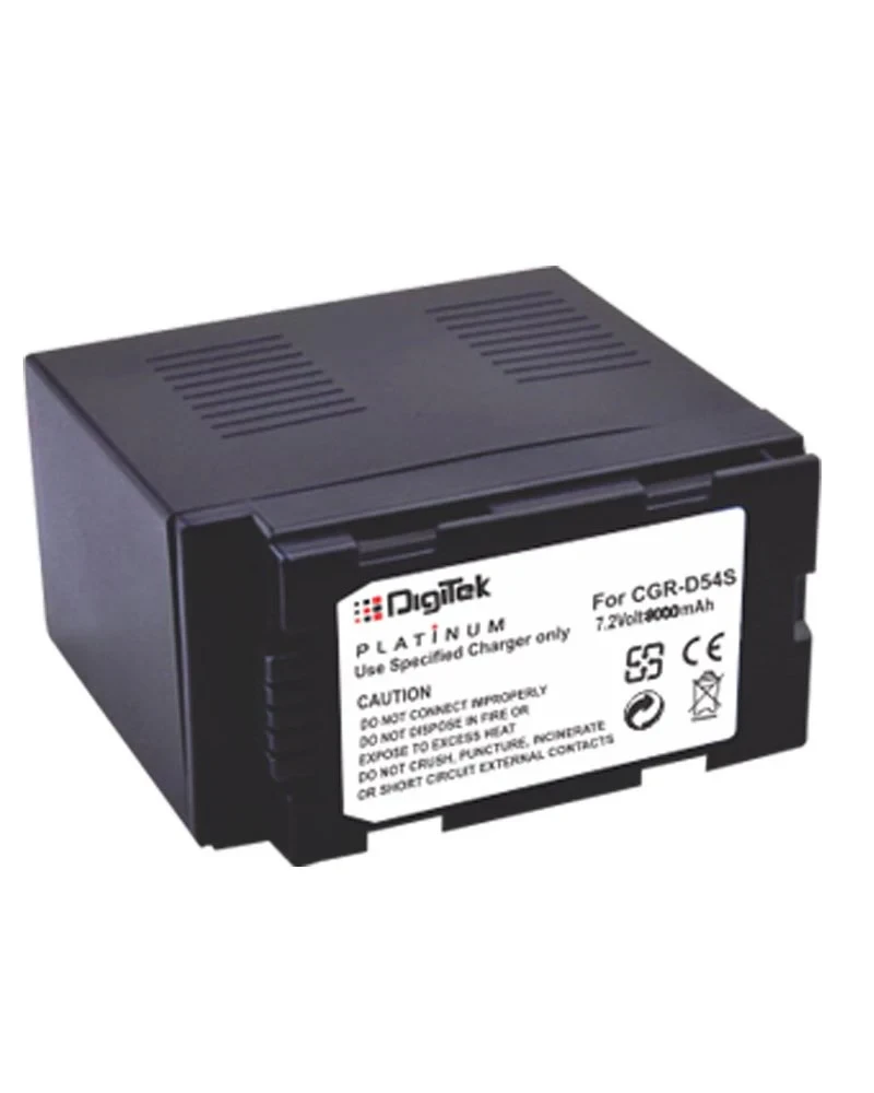 Digitek® Platinum Rechargeable Battery for Panasonic (PlatinumD-54S)