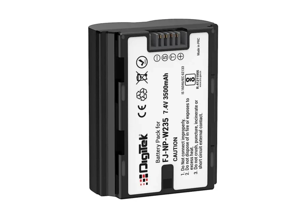 Digitek® (NP-W235) Extra Power Secondary Rechargeable Li-ion Camera Battery for NP-W235 (3500mAh)