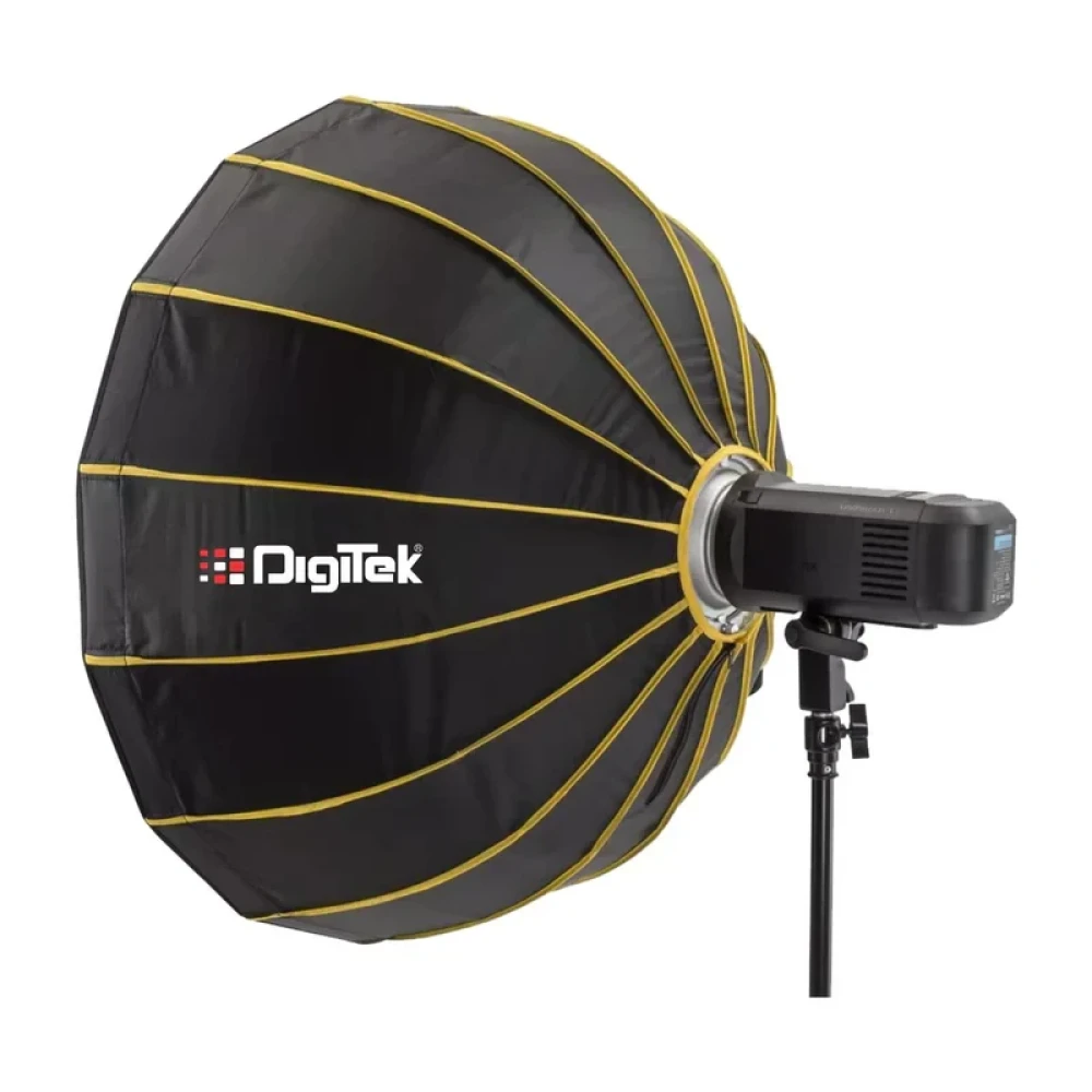 Digitek® (DBDS 85S) 85cm Beauty Dish Softbox DBDS-85S, Collapsible, Transportable, Lightweight Bowen Mount for Photography & Studio Lighting with Removable Diffuser