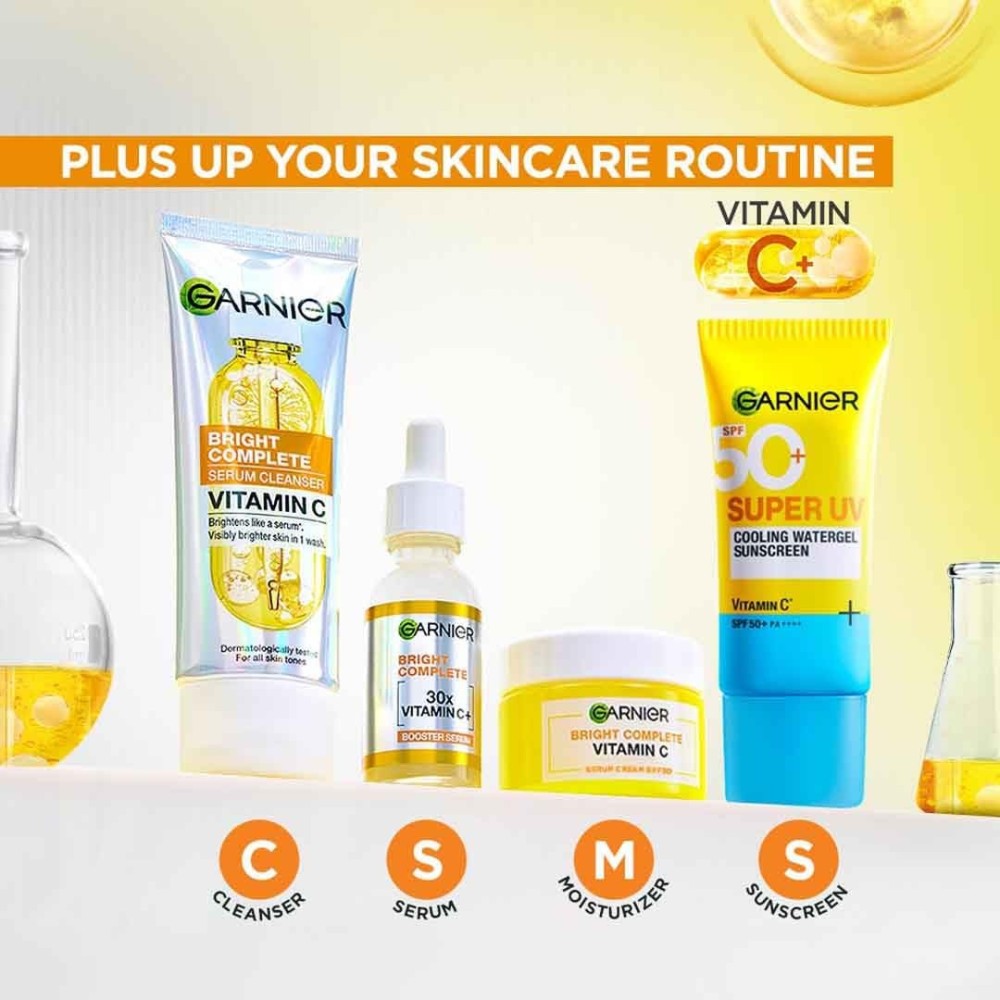 Garnier Vitamin C + Face Serum for Skin Brightening & Anti-Dark Spots, 30ml