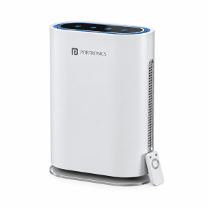 Portronics Air X 3-in-1 H13 True HEPA Air Purifier with Advanced Air Filtration, Portable Air Cleaner for Home, Bedroom & Office, Efficient Indoor Air Purifier – (White)