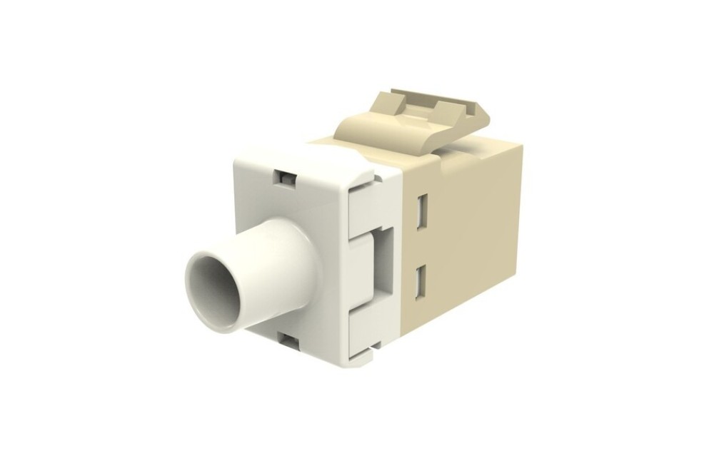CommScope 1375055-1 SL110-6-WH Cat6 RJ45 Unshielded Modular Jack, White, SL Series