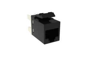 CommScope 1375055-2 SL110-6-BK Cat6 RJ45 Unshielded Modular Jack, Black, SL Series