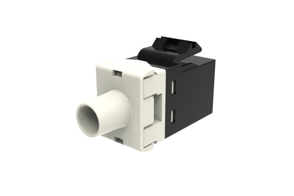CommScope 1375055-2 SL110-6-BK Cat6 RJ45 Unshielded Modular Jack, Black, SL Series