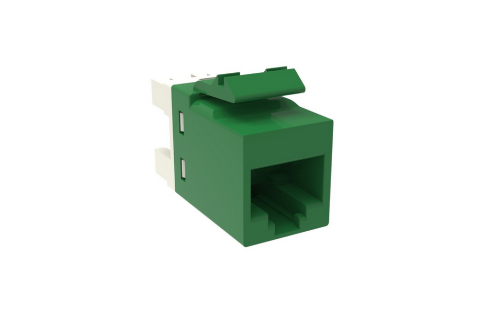 CommScope 1375055-9 SL110-6-GN Cat6 RJ45 Modular Jack Unshielded Keystone Jack Green