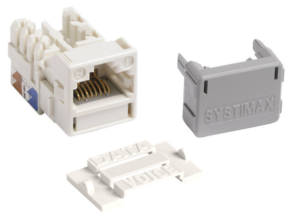 CommScope SYSTIMAX MGS400-262 Cat6 UTP Keystone Jack Information Outlet White – Part No. 700206725