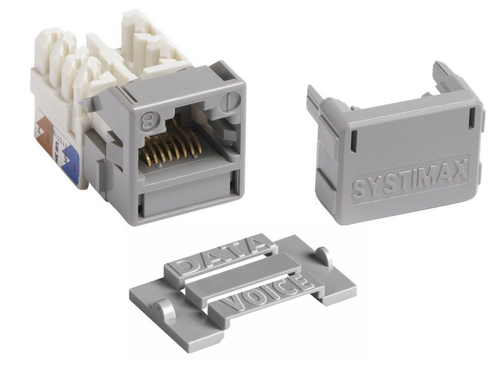 CommScope SYSTIMAX MGS400-270 Cat6 UTP Keystone Jack Information Outlet Gray – Part No. 700206733