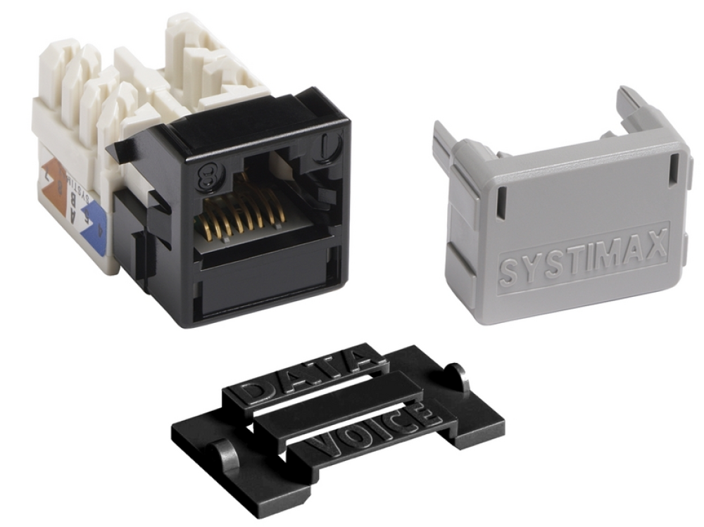 CommScope SYSTIMAX MGS400-003 Cat6 UTP Keystone Jack Information Outlet Black – Part No. 700206667