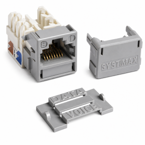 CommScope SYSTIMAX MGS400-270 Cat6 UTP Keystone Jack Information Outlet Gray – Part No. 700206733