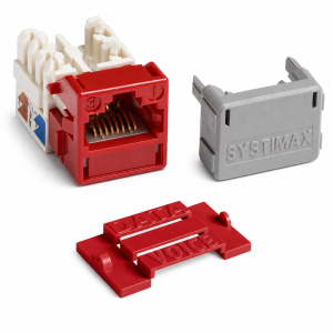CommScope SYSTIMAX MGS400-317 Cat6 UTP Keystone Jack Information Outlet Red – Part No. 700206741