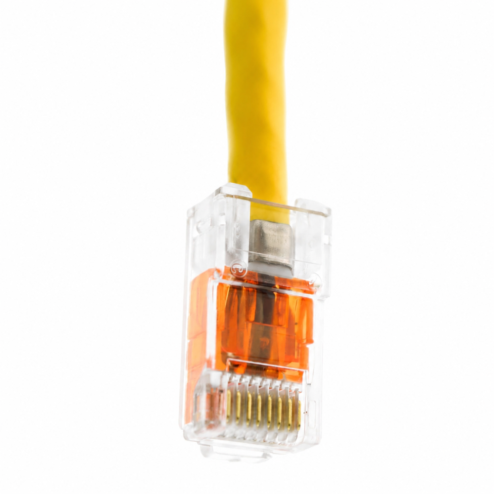 CommScope SYSTIMAX CPC3392-09F007 GigaSPEED XL Cat6 LSZH RJ45 Patch Cord, Yellow, 7ft (2.1m), U/UTP Network Ethernet Cable