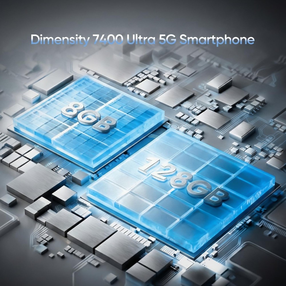 realme P4X Smartphone 6.72 inch 144Hz Display 7000mAh Titan Bettery 45W Fast Charge 6GB RAM 128GB ROM Dimensity 7400 Ultra 5G Chipset IP64 Waterproof Dual SIM