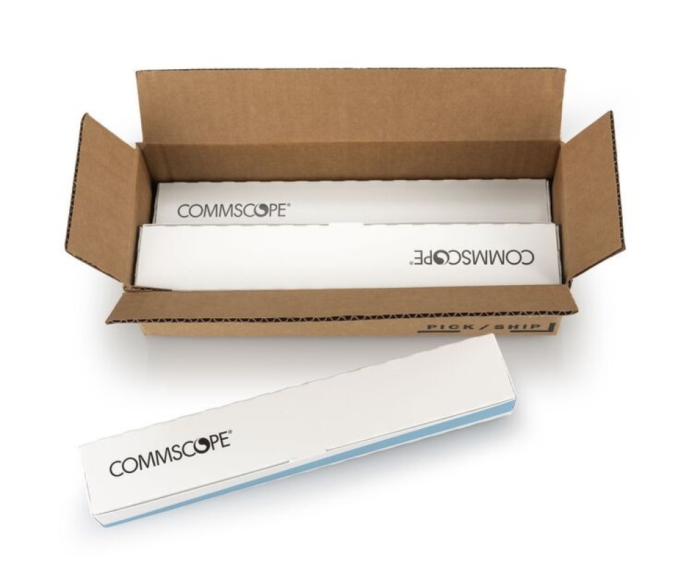 CommScope 2153365-3 SLX Series RJ45 Cat6A Shielded Modular Jack with Dust Cover, White, 4-Pair