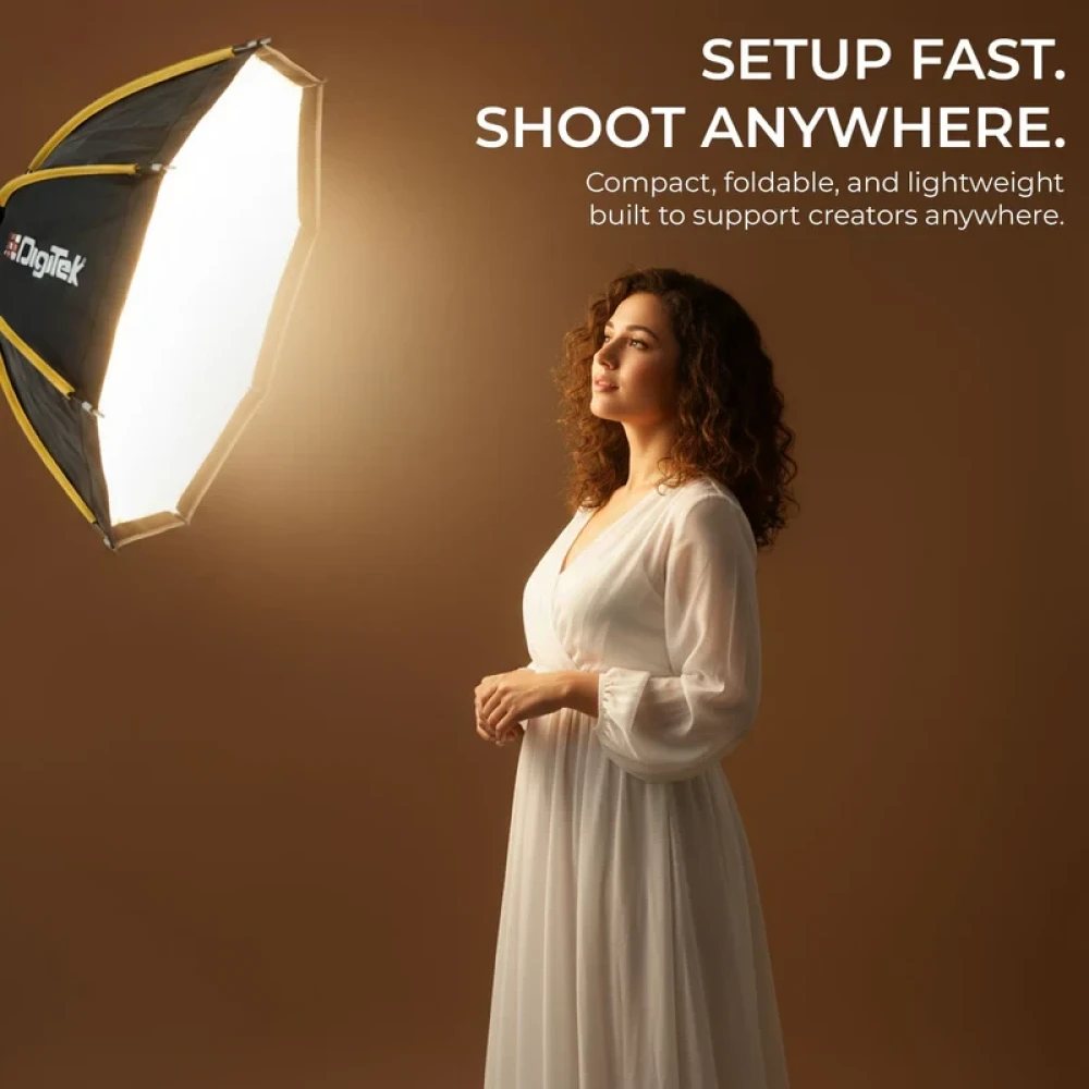 Digitek® (DSB 60cm Mini) 60cm Softbox with Mini Bowens Mount