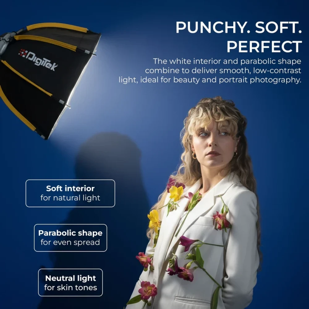 Digitek® (DSB 30cm Mini) 30cm Softbox with Mini Bowens Mount