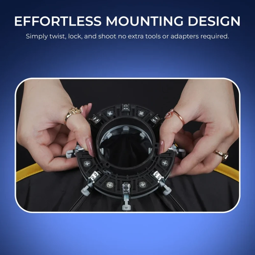 Digitek® (DSB 30cm Mini) 30cm Softbox with Mini Bowens Mount