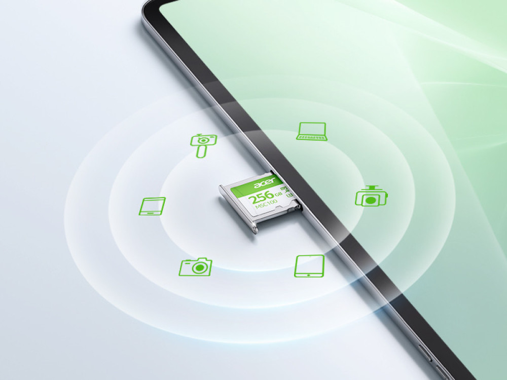 Acer MSC100 microSD Card, Rugged MicroSD Card Designed for Speed, Reliability, and Longevity